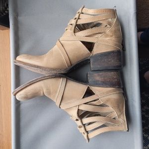 Freebird Women's Stair Leather Booties